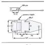 Stainless Locker Hinge - 147mm