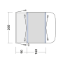 Outwell Newburg 160 Air Awning
