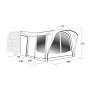 Outwell Newburg 240 Air Awning