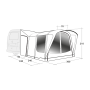 Outwell Newburg 240 Air Tall Awning 