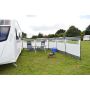 Maypole Steel poled windbreak 5 panel
