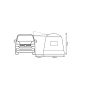 Cayman Outhouse Handi Van Awning 180cm - 210cm