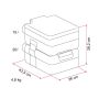 Fiamma Bipot 39 Portable Toilet