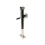 Side Winding Telescopic Swivel Jack With Mounting Spigot
