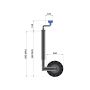 TT Pneumatic Jockey Wheel Steel Rim (48mm Diameter)