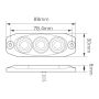 Low-Profile Trailer Front Indicator Lamp - 12/24V 