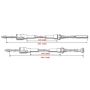 Quick Fit 2100mm Brake Cable To Suit AL-KO