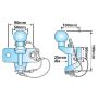 TT Ball and Pin assembly 3500 kg capacity
