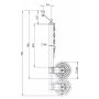 TT Heavy Duty Jockey Wheel (48mm Diameter)