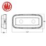 Maypole 12/24V LED Reverse & Fog Lamp
